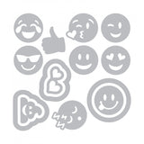 Sizzix Thinlits Dies By Katelyn Lizardi 14/Pkg, Emojis