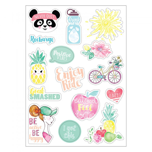 Sizzix, Stickers - Planner Page Icons #2 - Scrapbooking Fairies