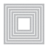 Sizzix, Tim Holtz Alterations,  Framelits Die Set 6PK - Stitched Squares - Scrapbooking Fairies