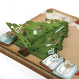 Sizzix Thinlits Dies By Katelyn Lizardi, 9/Pkg, Christmas Tree Flip And Fold