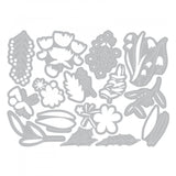 Sizzix Thinlits Dies By Tim Holtz, Funky Floral #2 (Retired)