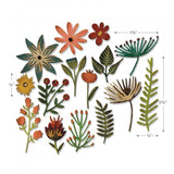 Sizzix Thinlits Dies By Tim Holtz, Funky Floral #3