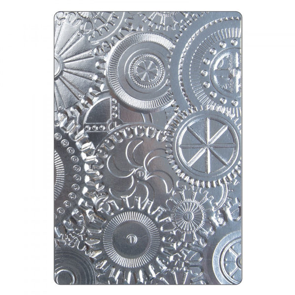 Sizzix 3D Texture Fades Embossing Folder By Tim Holtz, Mechanics