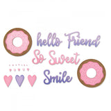 Sizzix Thinlits Dies By Jen Long, Phrases, Sweet & Donut