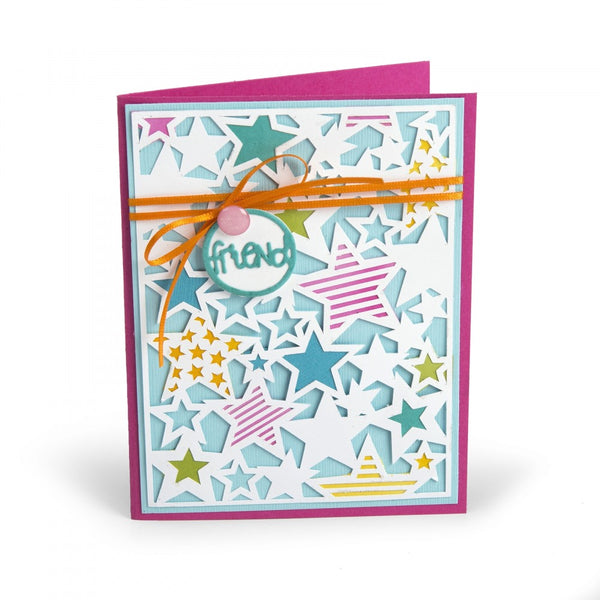 Sizzix - Stephanie Barnard, Thinlits Die Set 2PK, Stars