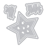 Sizzix Framelits Die Set by Stephanie Barnard, 7PK., Star Fold-Its