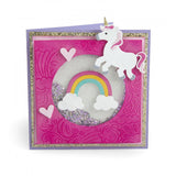 Sizzix Thinlits W/Textured Impressions By Lindsey Serata & Jen Long, Unicorn & Rainbows