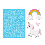 Sizzix Thinlits W/Textured Impressions By Lindsey Serata & Jen Long, Unicorn & Rainbows