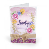 Sizzix, Framelits Die & Stamp Set By Lindsey Serata, Layered Flowers