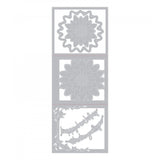 Sizzix Thinlits Dies By Lindsey Serata, Floral Tri-Fold Card