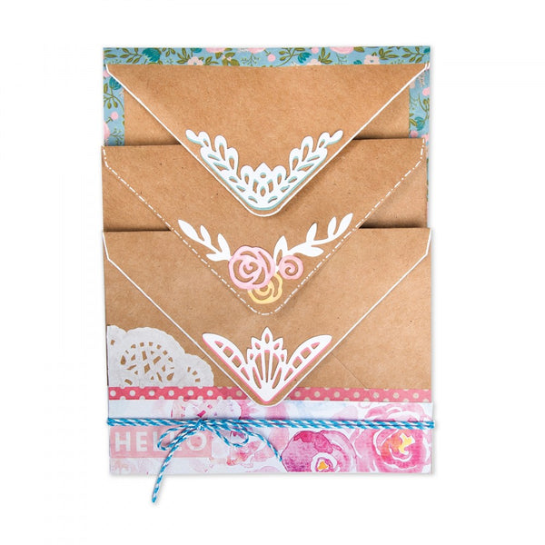 Sizzix Thinlits Dies By Katelyn Lizardi, Envelope Corners (Retired)