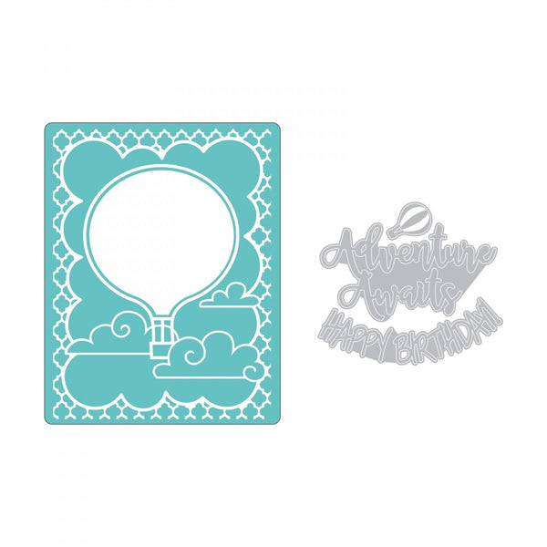 Sizzix Impresslits Embossing Folder By Lindsey Serata, Hot Air Balloon