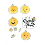 Sizzix Framelits Die & Stamp Set By Katelyn Lizardi 11/Pkg, Cutest Pumpkin