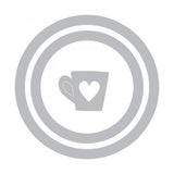 Sizzix, Framelits Die & Stamp Set By Katelyn Lizardi, But First Coffee