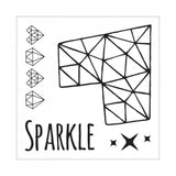 Sizzix, Framelits Die & Stamp Set By Jen Long, Sparkle Heart (Retired)