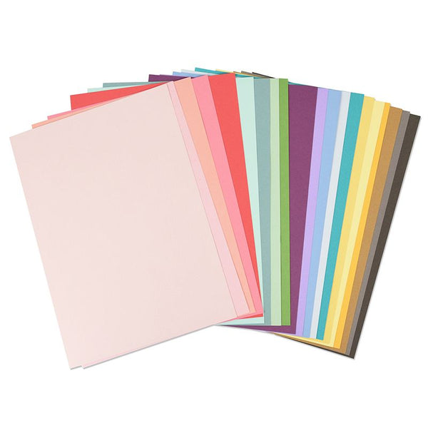 Sizzix Textured Cardstock Sheets A4 80/Pkg, Assorted Colors