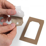 Sizzix Adhesive Sheets - 2 1/2" x 4 3/4", Permanent, 10 Sheets (Tim Holtz Alterations Edition)