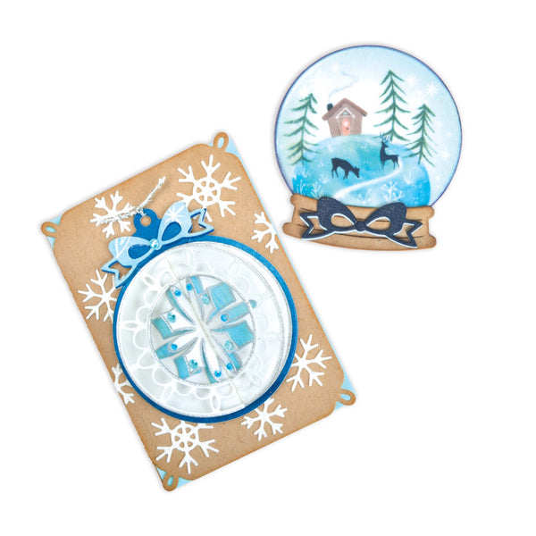 Sizzix Thinlits Dies By Katelyn Lizardi, 6/Pkg, Christmas Ornament Flip and Fold