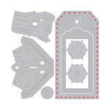Sizzix Thinlits Dies By Katelyn Lizardi, 7/Pkg Tag W/Snowflakes