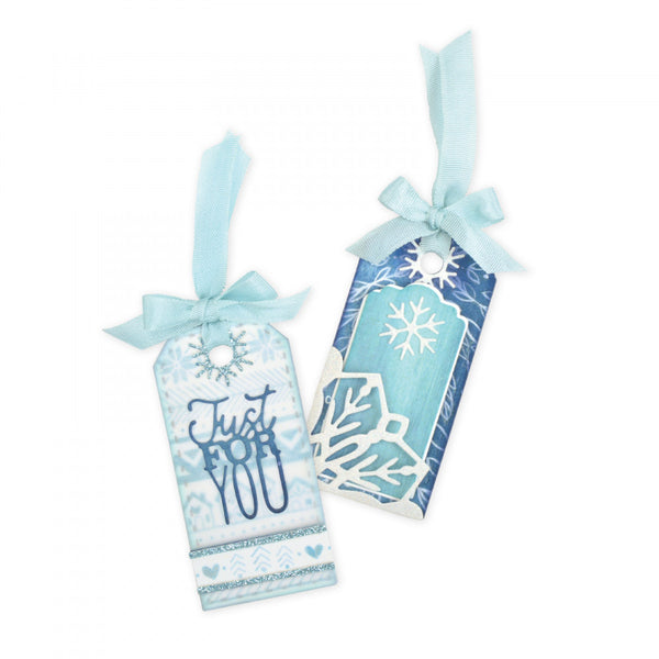 Sizzix Thinlits Dies By Katelyn Lizardi, 7/Pkg Tag W/Snowflakes