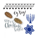 Sizzix Framelits Die & Stamp Set By Katelyn Lizardi 6/Pkg, Happy Challah Days