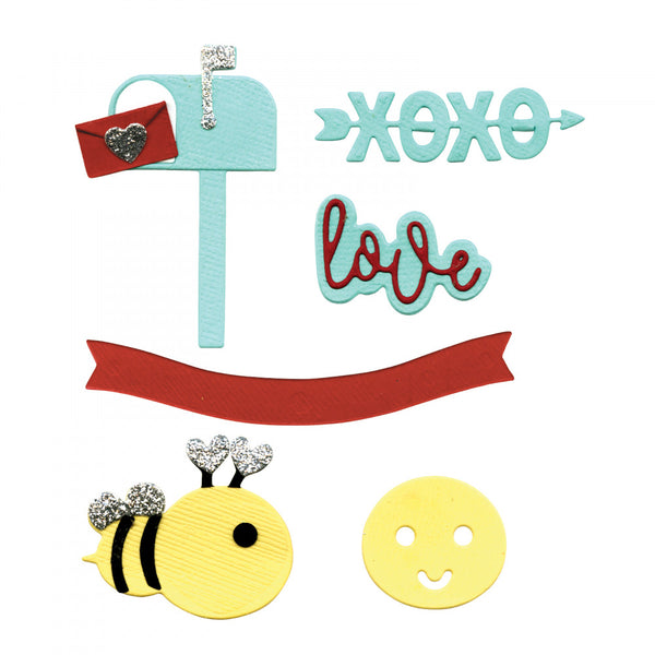 Sizzix Thinlits Dies By Lori Whitlock 10/Pkg, Valentine Embellishments