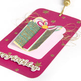Sizzix Framelits Die & Stamp Set By Lindsey Serata 7/Pkg, Birthday Gift