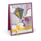 Sizzix Framelits Die & Stamp Set By Lindsey Serata 7/Pkg, Sending You Sunshine