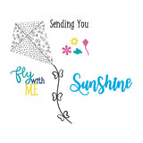 Sizzix Framelits Die & Stamp Set By Lindsey Serata 7/Pkg, Sending You Sunshine