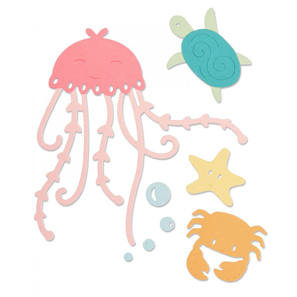 Sizzix Thinlits Dies By Olivia Rose 5/Pkg, Under The Sea