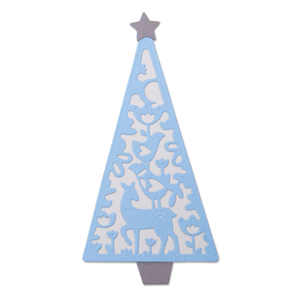 Sizzix Thinlits Dies By Lisa Jones, Folk Christmas Tree