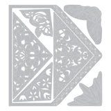 Sizzix Thinlits Dies 7/pk By Katelyn Lizardi, Envelope Liners, A7, Intricate