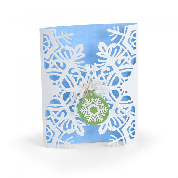 Sizzix Thinlits Dies By Jordan Caderao, Card Wrap, Snowflake
