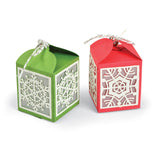 Sizzix Thinlits Dies By Jordan Caderao, 4/Pkg, Snowflake Favor Box