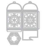 Sizzix Thinlits Dies By Jordan Caderao, 4/Pkg, Snowflake Favor Box