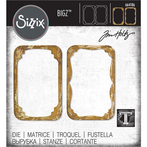 Sizzix,  Bigz Die By Tim Holtz, Trinket Frames (Retired)