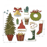 Sizzix Thinlits Dies By Tim Holtz, Festive Things