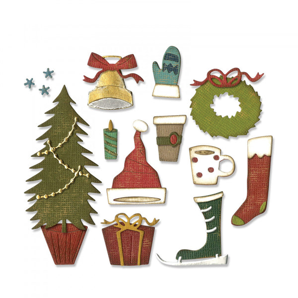 Sizzix Thinlits Dies By Tim Holtz, Festive Things