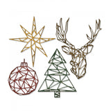 Sizzix Thinlits Dies By Tim Holtz, Geo Christmas