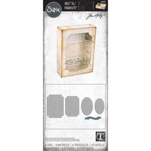 Sizzix Bigz XL Die W/Framelits By Tim Holtz, Curio Box