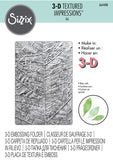 Sizzix 3D Textured Impressions Embossing Folder, Leaf Veins (Retired)