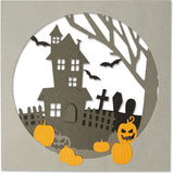 Sizzix Thinlits Dies By Jennifer Ogborn 8/Pkg, Haunted Hills