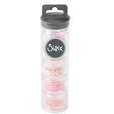 Sizzix Making Essential Sequins & Beads 5/Pkg, Cherry Blossom, 5g Per Pot