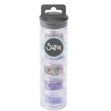 Sizzix Making Essential Sequins & Beads 5/Pkg, Lavender Dust, 5g Per Pot