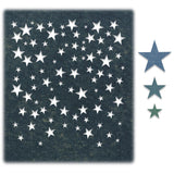 Sizzix Thinlits Dies By Tim Holtz 4/Pkg, Falling Stars