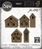 Sizzix Thinlits Dies By Tim Holtz 16/Pkg, Paper Village