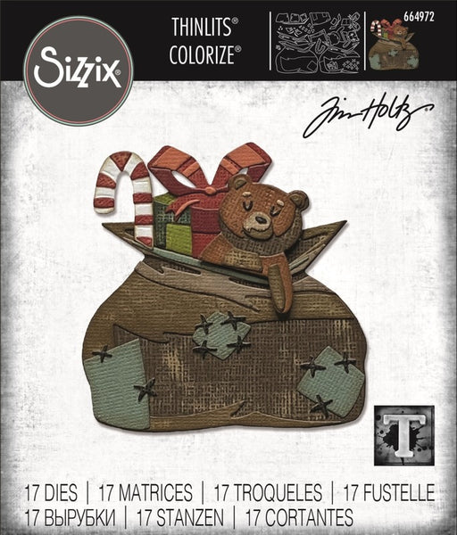 Sizzix Thinlits Dies By Tim Holtz 17/Pkg, Toyland, Colorize