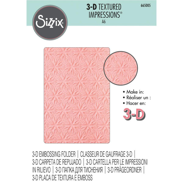 Sizzix 3D Textured Impressions, Geometric Flowers
