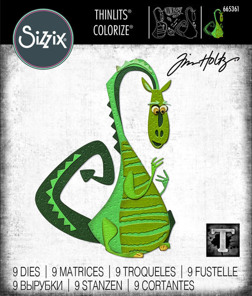 Sizzix Thinlits Dies By Tim Holtz 9/Pkg, Rupert Colorize