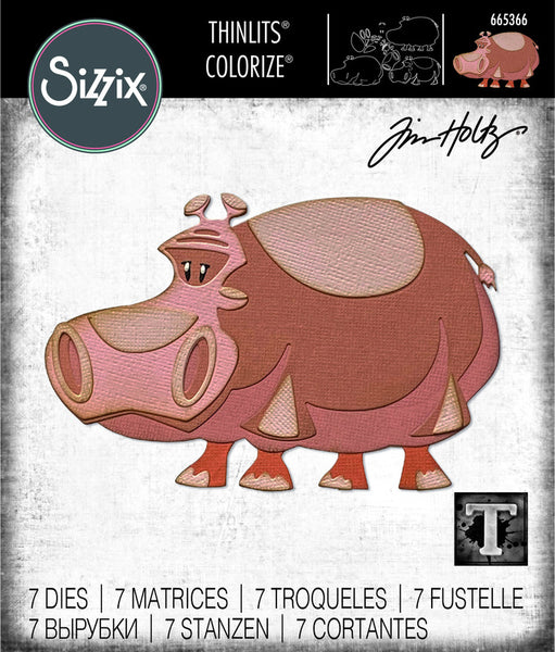 Sizzix Thinlits Dies By Tim Holtz 7/Pkg, Bernice Colorize